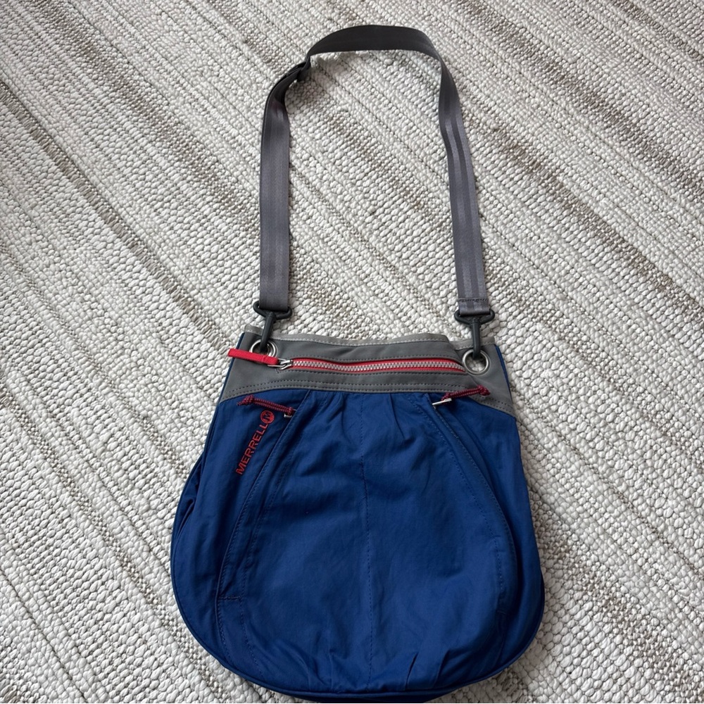Merrell Crossbody, Multicolor, red and blue crossbody bag 119414- Pre-owned